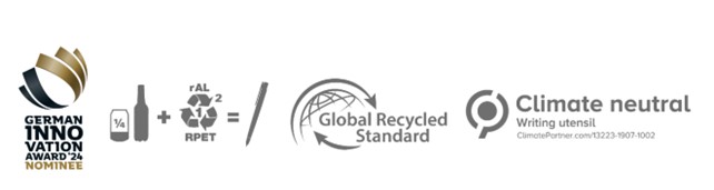 Kierratysmerkit ALUMA ekokynä